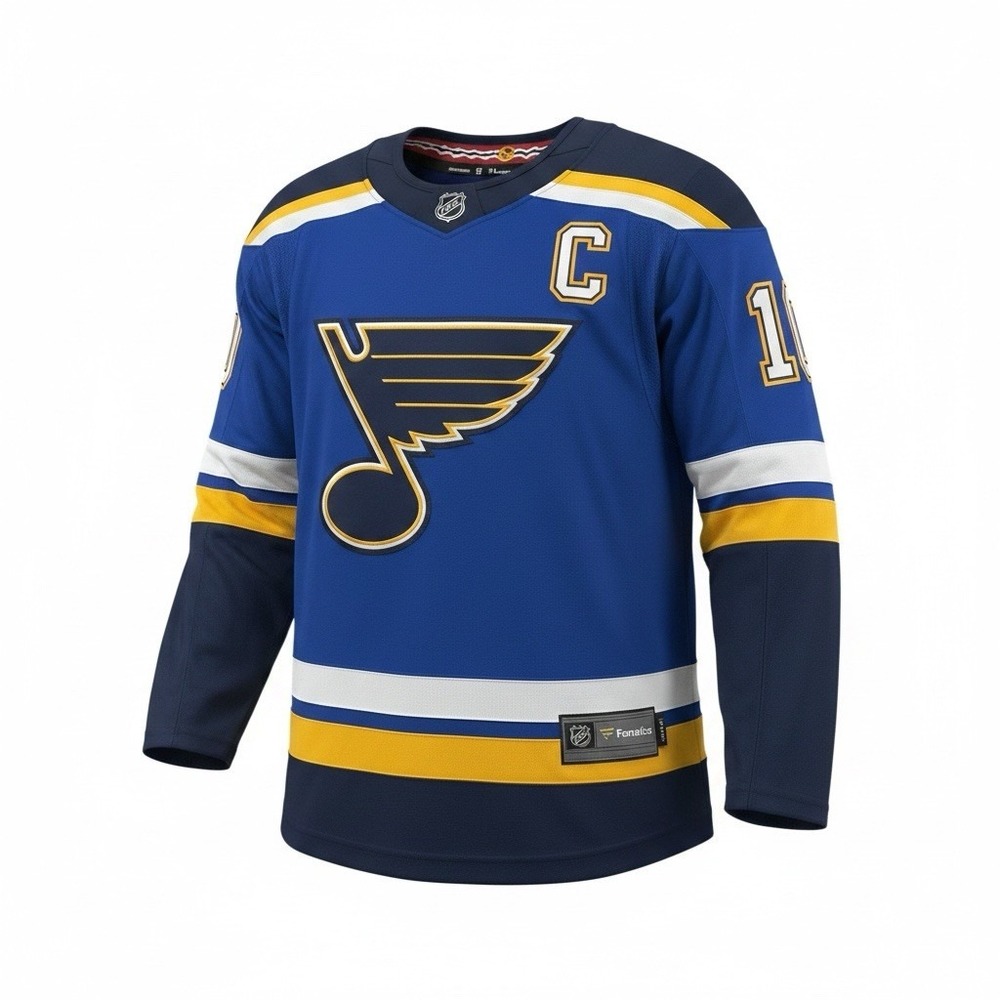 NWT St Louis Blues Brayden Schenn #10 Hockey Jersey Adult Small Fanatics NHL